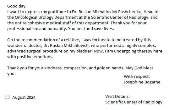 My acquaintance with Alexander Gudisovich began through his [...] channel. After reviewing the material, I decided to schedule an in-person appointment. Initially, I sought help for issues related to excess weight and apathy. Looking back, I can’t imagine how I lived for so many years with these problems.

                   I had three consultations. Over the course of nine months, starting in January 2024, I lost 22 kg (48.5 lbs). However, that’s not the most important outcome. My mental and psychological well-being has normalized, and now I can truly say I’m living.
                   
                   The most valuable thing Alexander taught me is how a man should take care of his health. It’s not a magic pill, as many believe. It involves numerous factors, starting with correcting the body’s deficiencies, working on the hormonal system, training, and proper nutrition.
                   
                   I am deeply grateful to Alexander Gudisovich and all the doctors and staff at the BioCheck clinic. Wishing you prosperity, success, and health.